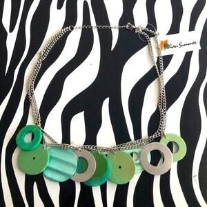 3 for $30 Indian Summer Green Necklace